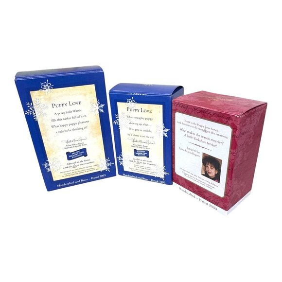 Hallmark Keepsake Puppy Love Christmas Ornament Collectors Series Canine Lot 3 - Picture 5 of 8